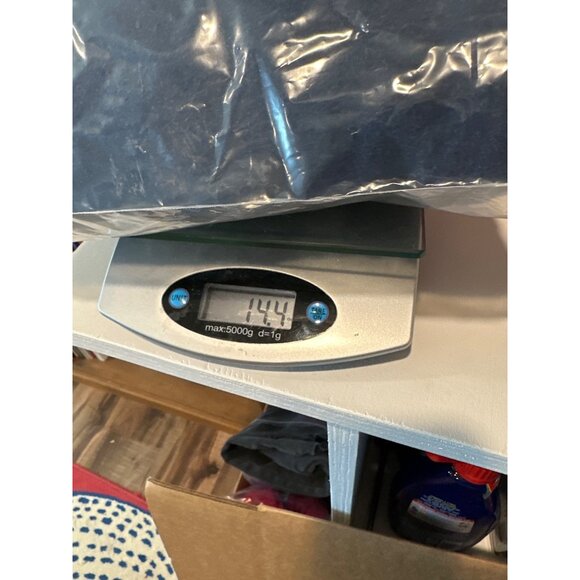 Wallin & Bros Men Button Shirt Sz M Shacket Heavy Lined Soft Blue Cotton Flannel - Picture 16 of 16